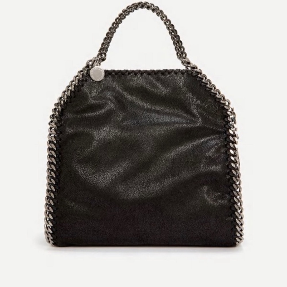 Stella McCartney Falabella Bag Black Silver Vegan Classic Luxury Iconic